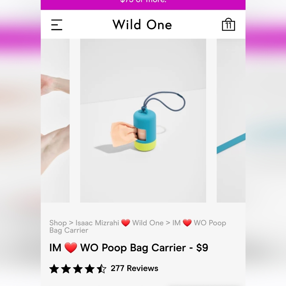 Wild One Poop Bag Carrier